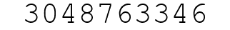Number 3048763346.