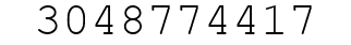 Number 3048774417.