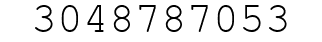 Number 3048787053.