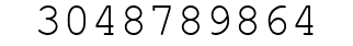 Number 3048789864.
