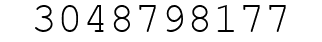 Number 3048798177.