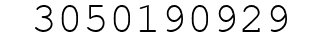 Number 3050190929.