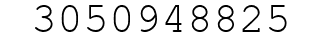 Number 3050948825.