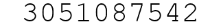 Number 3051087542.
