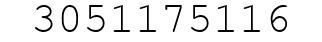Number 3051175116.