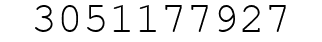 Number 3051177927.