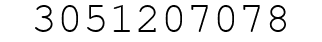Number 3051207078.