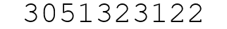 Number 3051323122.