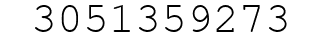 Number 3051359273.
