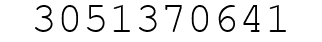 Number 3051370641.