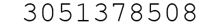 Number 3051378508.