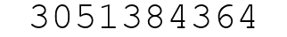 Number 3051384364.
