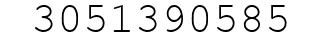 Number 3051390585.