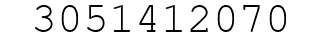 Number 3051412070.