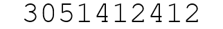 Number 3051412412.