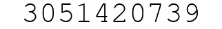 Number 3051420739.