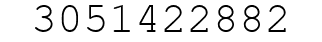 Number 3051422882.