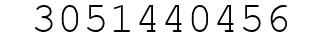 Number 3051440456.
