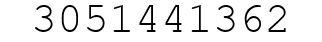 Number 3051441362.