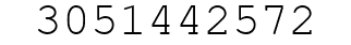 Number 3051442572.