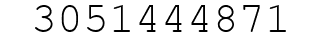 Number 3051444871.