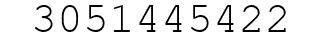 Number 3051445422.