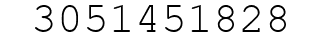 Number 3051451828.