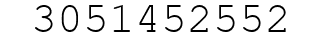 Number 3051452552.