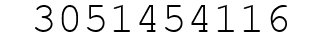 Number 3051454116.