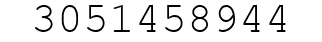 Number 3051458944.