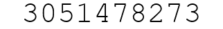 Number 3051478273.