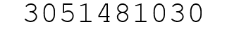 Number 3051481030.