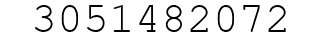 Number 3051482072.