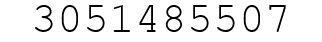 Number 3051485507.