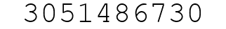 Number 3051486730.