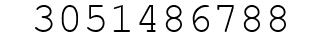 Number 3051486788.