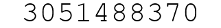 Number 3051488370.