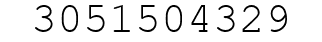 Number 3051504329.