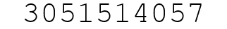 Number 3051514057.