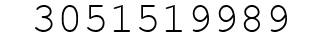 Number 3051519989.