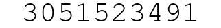 Number 3051523491.