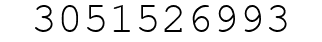 Number 3051526993.