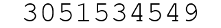 Number 3051534549.
