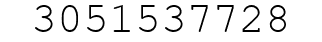 Number 3051537728.