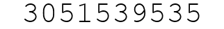 Number 3051539535.