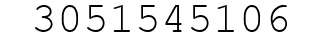 Number 3051545106.