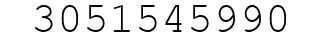 Number 3051545990.
