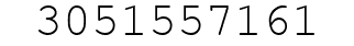 Number 3051557161.