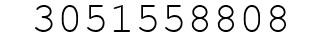 Number 3051558808.