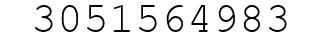 Number 3051564983.